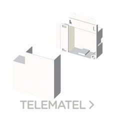UNEX - ANGULO PLANO PVC P/78045/95/145 BL.NIEVE - Imagen 2