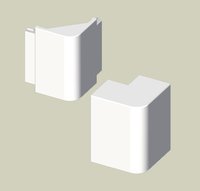UNEX - ANGULO EXTERIOR PVC 72/73 P/73010 BL.NV.
