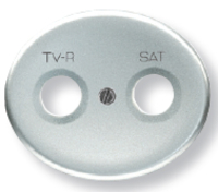 NIESSEN - TAPA TOMA TV-R/SAT TACTO BLANCO