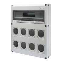 GEWISS - CUA.DISTR.Q-DIN 20M 8 FRONT.BS.16/32A