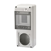 GEWISS - CUA.DISTR.Q-DIN 5M 1 FRONT.BS.16A IP65