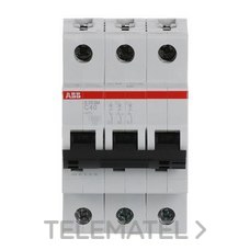ABB - INTERRUPTOR AUTOMÁTICO S203M-C40 3P 40A C 15kA