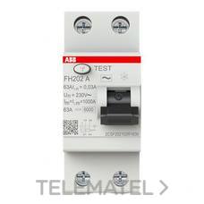 ABB - INTERRUPTOR DIFERENCIAL FH202A-63/0,03 2P 63A A 30mA
