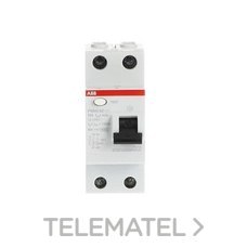ABB - INT.DIF.FH202AC-63/0,3 2P 63A AC 300mA