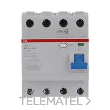 ABB - INT.DIFERENCIAL F204A-63/0,03 4P 63A TIPO A 30mA