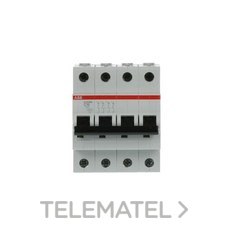ABB - INTERRUPTOR AUTOMÁTICO S204M-C16 4P 16A C 15kA