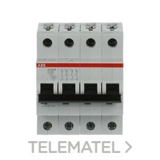 ABB - INTERRUPTOR AUTOMÁTICO S204M-C25 4P 25A C 15kA