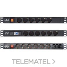 GAESTOPAS - TOMA DE CORRIENTE SERIE PDU 19 8 TOMAS SCHUKO CON INTERRUPTOR