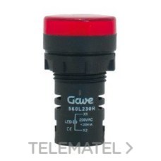 GAVE - PILOTO MULTI-LED FIJ.22,5mm 24V AZ