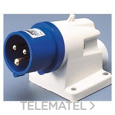 GEWISS - CLAVIJA MURAL MACHO 32A 2P+T 220V IP44 - Imagen 2
