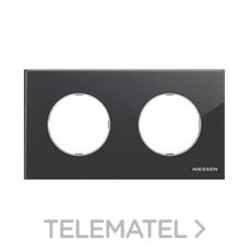 NIESSEN - MARCO DE 3 ELEMENTOS SKYMOON CRISTAL NEGRO