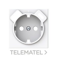 NIESSEN - TAPA BASE ENCHUFE+CARG.USB ALBA BLANCO MATE