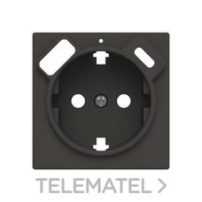 NIESSEN - TAPA BE SCHUKO + CARGADOR USB A+C NEGRO ESSENCE