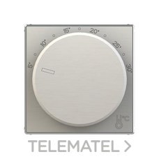 NIESSEN - TAPA TERMOSTATO ELECTRÓNICO GIRATORIO ACERO INOXIDABLE