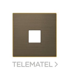 NIESSEN - TAPA TOMA TELEFONO/RJ45 SKY ORO ENVEJECIDO