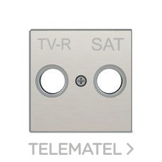NIESSEN - TAPA TOMA TV+R/SAT SKY ACERO INOX