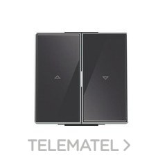 NIESSEN - TECLA INTERRUPTOR PERSIANAS SKY CRISTAL NEGRO