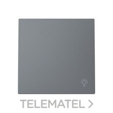 NIESSEN - TECLA PULSADOR LUZ ALBA GRIS MATE