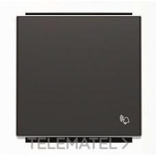 NIESSEN - TECLA PULSADOR TIMBRE SKY NEGRO SOFT