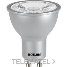 ROBLAN - LÁMPARA LED DICROICA GU10 5W SMD 60° FRIO 4000K