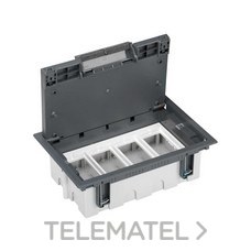 SIMON - CAJA SUELO 70mm 4MOD.500 CIMA GR.