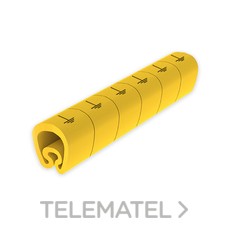 UNEX - SENALIZ.PVC PLAST.2-5mm -SIMBOLO TIERRA- AM.