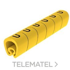 UNEX - SENALIZ.PVC PLAST.2-5mm -U- AMARILLO - Imagen 2