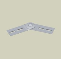 UNEX - BISAGRA PVC-M1 ALTURA 60 GRIS